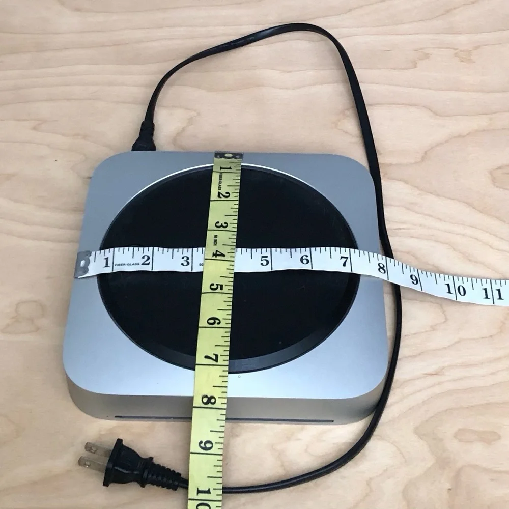 Apple Silver Mac mini with Black Apple Logo